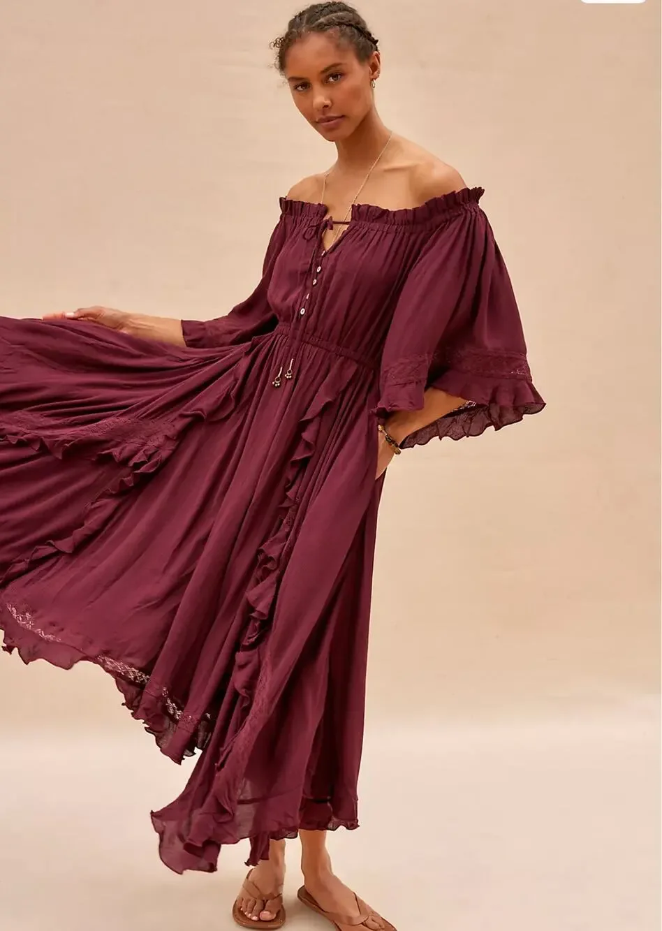 Free People Beach Bliss Maxi Dress | Red Mango